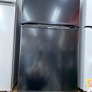 2018年製 TOHOTAIYO 2ドア冷蔵庫 TH-90L2-BK