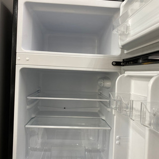 2018年製 TOHOTAIYO 2ドア冷蔵庫 TH-90L2-BK