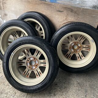 純正外し】ホンダ N-BOX タイヤ ホイール 4本セット 155/65R14 アルミ