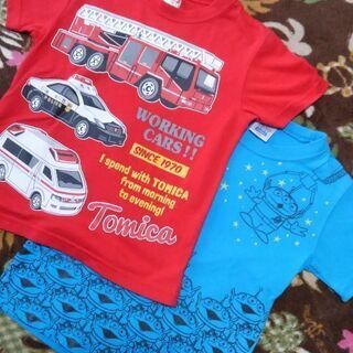 値引 半袖tシャツ２点110トミカ 他 まじゅ 船橋のキッズ用品 子供服 の中古あげます 譲ります ジモティーで不用品の処分