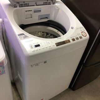 ☆中古激安！　SHARP　シャープ　9kg　全自動洗濯機　プラズマクラスター付き！　2018年製　ES-TX９A-N　【KBF037】￥31,800！！