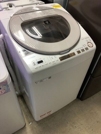 ☆中古激安！　SHARP　シャープ　9kg　全自動洗濯機　プラズマクラスター付き！　2018年製　ES-TX９A-N　【KBF037】￥31,800！！