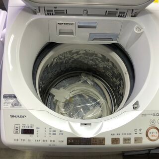 ☆中古激安！　SHARP　シャープ　9kg　全自動洗濯機　プラズマクラスター付き！　2018年製　ES-TX９A-N　【KBF037】￥31,800！！