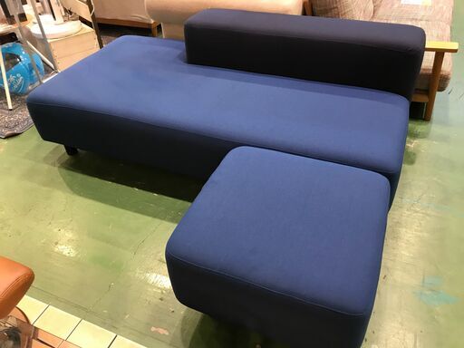 愛品館八千代店】無印良品 ソファベンチ+オットマン【愛八SF