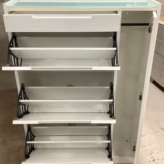 フラップシューズBOX WH【ユーズドユーズ名古屋天白店】 J867