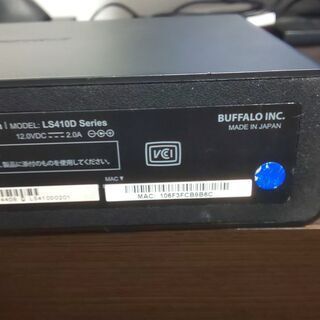 4TB換装！　BUFFALO LS410D0201