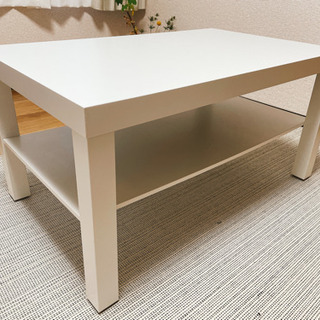 【ネット決済】【IKEA】お取引中　白テーブル　半年使用　割と綺...