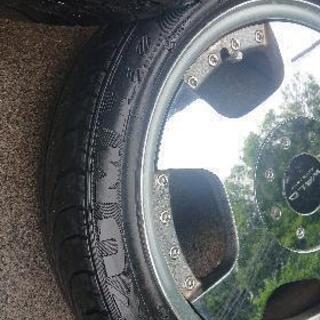 タイヤホイールセット／WALD15インチ　中古品