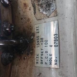 タイヤホイールセット／WALD15インチ　中古品