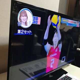 【美品】デジタルハイビジョン液晶テレビ 32型 SHARP 管理No2 (送料無料) 