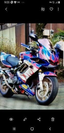 奇跡の走行距離vtr1000f逆車
