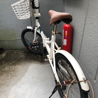 折りたたみ自転車(フットポンプ付き)