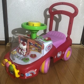 【ネット決済】子供用　ハローキティー車　乗用　おもちゃ