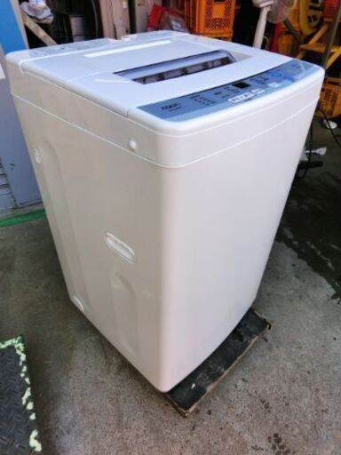 D456　Haier 　全自動洗濯機　６KG  AQW-S60D（W)　２０１６年製