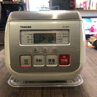 【ネット決済・配送可】3号炊き炊飯器TOSHIBA RC-5MS
