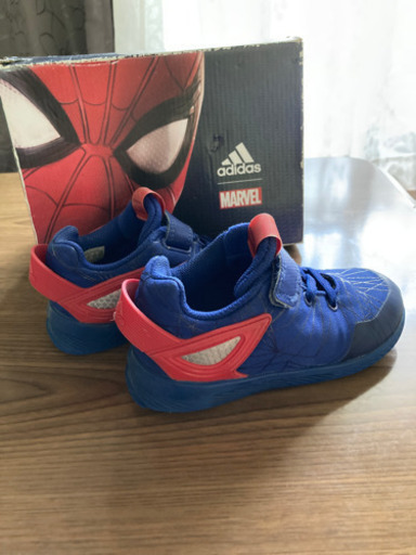 Adidasスパイダーマン靴15cm Kaede 一社の生活雑貨の中古あげます 譲ります ジモティーで不用品の処分