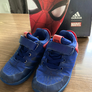 Adidasスパイダーマン靴15cm Kaede 一社の生活雑貨の中古あげます 譲ります ジモティーで不用品の処分