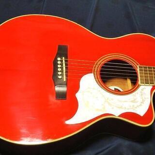 ♪Morris FC-40 エレアコ　可愛いレッド系色♪ ♪Morris FC-40 エレアコ 可愛いレッド系色♪