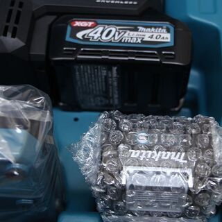 未使用品 makita マキタ 40mm 40Vmax 充電式 ハンマドリル 4.0Ah