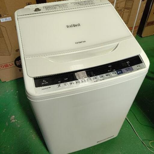 HITACHI ビートウォッシュ 全自動洗濯機 洗濯機 洗濯乾燥機 自動 おそうじ BW-V80B