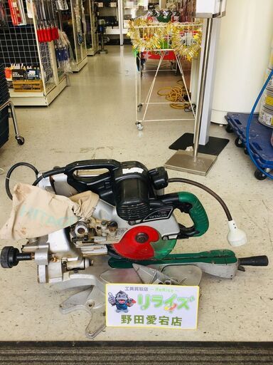 日立 C7RSH スライドマルノコ【リライズ野田愛宕店】【店頭取引限定】【中古(ライト・レーザー出ず異音あり)】【管理番号：ITSQT8RCRB6U】