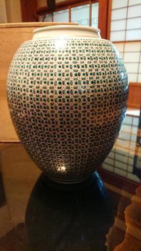 九谷焼　藤井尚行　香炉　未使用品 九谷焼 藤井尚行 色絵 小紋 花瓶 共箱 小紋九谷 花器 | 古美術