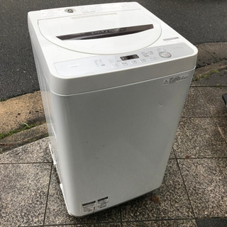 #5431 シャープ全自動洗濯機 2018年製 ES-GE5B