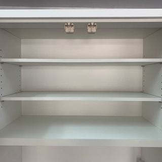 ニトリ キッチンボード コパン 4719050 白 食器棚 掃除済み