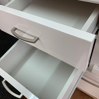 ニトリ キッチンボード コパン 4719050 白 食器棚 掃除済み