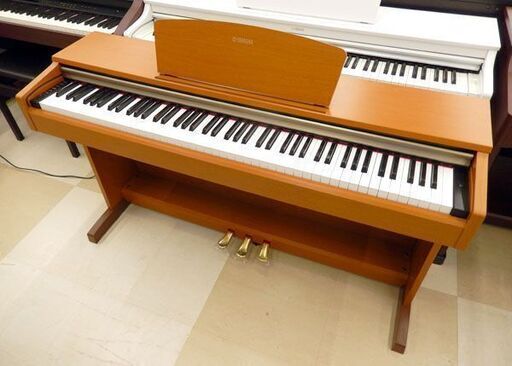 札幌市/清田区 電子ピアノ ARIUS/アリウス YDP-151C ニューチェリー調 グレードハンマー鍵盤 05年製 イス付 動作品