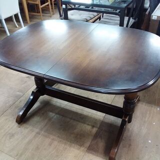 値下げしました！ 飛騨産業 キツツキマーク 穂高 エクステンションテーブル＆ダイニングチェア4脚SET【愛品倶楽部柏店】