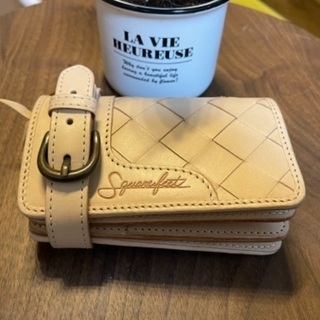 【新品未使用】定価の半値で!!本革二つ折りウォレット꙳★*ﾟ