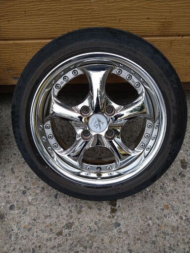 軽自動車用14インチワークVSメッキホイール美品