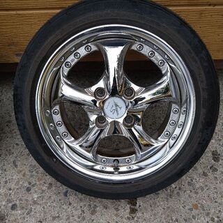 軽自動車用14インチワークVSメッキホイール美品