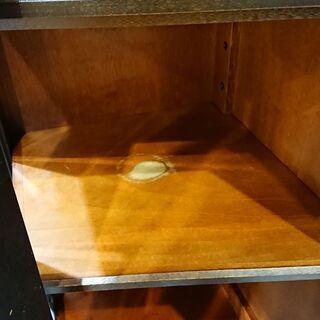 10/17販売済！北海道民芸｜クラレインテリア｜キャビネット｜4枚扉食器棚