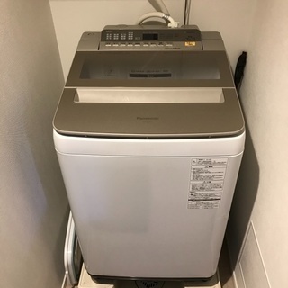 【ネット決済・配送可】パナソニック　洗濯機　NA-FA80H5-...