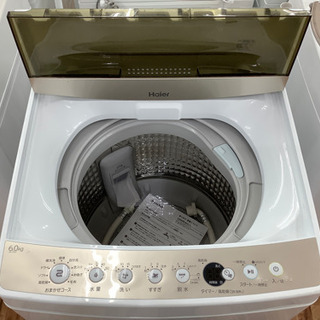 【店頭販売のみ】Haierの全自動洗濯機『JW-C60C』入荷しました 店頭販売のみ】Haierの全自動洗濯機『JW-C60C』入荷しました