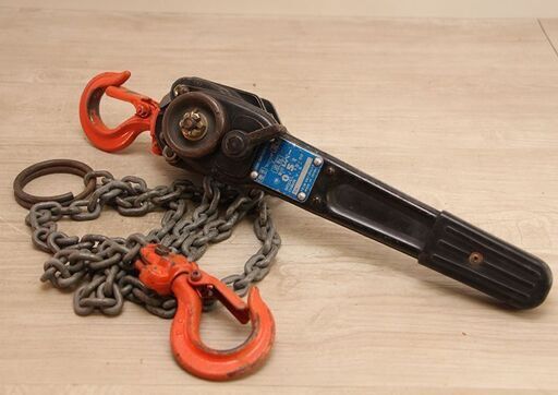 象印 ELEPHANT Y2-50 強力 レバー チェーン レバーホイスト チェンブロック 0.5t 500kg 荷締め 大工道具 (HD968akxY)