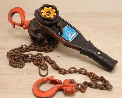 象印 ELEPHANT Y2-80 強力 レバー チェーン レバーホイスト チェンブロック 0.8t 800kg 荷締め 大工道具 (HD972atxY)