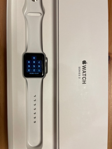 Apple Watch 3 38mm GPS シルバー　アルミ