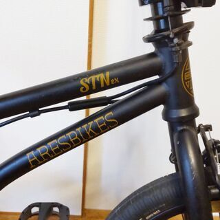 【さらに値下げ！】ARES / STN EX16 -MAT BLACK- / アーレス 16インチ /子供用自転車 / BMX【美品】      