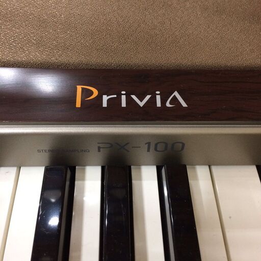 J592 1か月保証付き！ CASIO カシオ Privia（プリヴィア） PX-100 電子ピアノ デジタルピアノ