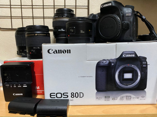 Canon EOS80D レンズ4本セット