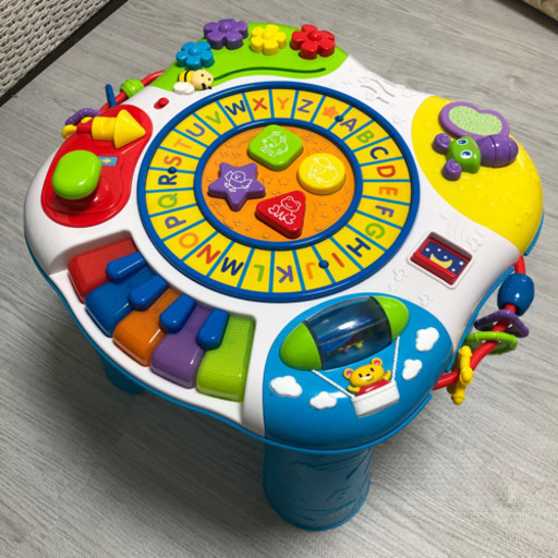 ブルーイン トレインアクティビティテーブル つかまり立ち おもちゃ A 宇治のベビー用品 おもちゃ の中古あげます 譲ります ジモティーで不用品の処分