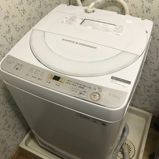 ほぼ新品！！　全自動洗濯機　2019年製　シャープ　SHARP ...