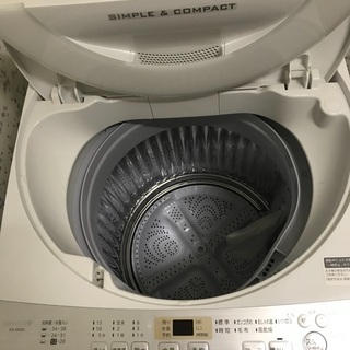ほぼ新品！！ 全自動洗濯機 2019年製 シャープ SHARP 洗濯機