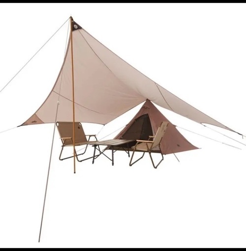 logos ワンポールテントTradcanvas Tepee＆タープ350セット