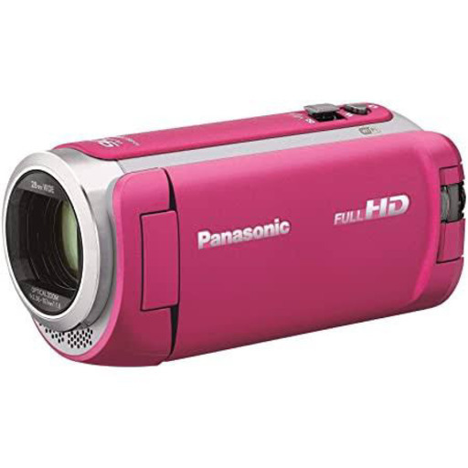 パナソニック HDビデオカメラ 64GB ワイプ撮り 高倍率90倍ズーム ピンク HC-W590M-P