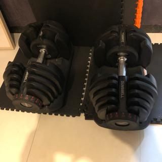 【美品】可変式ダンベル、トレーニングベンチセット