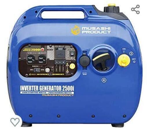 MUSASHI インバーター発電機 50/60Hz 共用 EG2750I